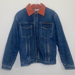 Yves Saint Laurent 80’s Jean Jacket with corduroy accents